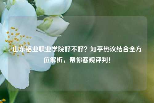 山东铝业职业学院好不好？知乎热议结合全方位解析，帮你客观评判！