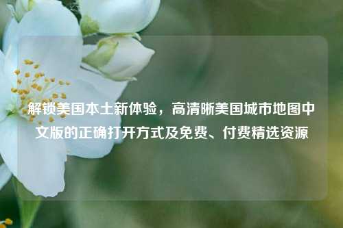解锁美国本土新体验,高清晰美国城市地图中文版的正确打开方式及免费、付费精选资源