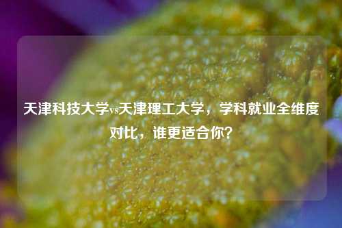 天津科技大学vs天津理工大学，学科就业全维度对比，谁更适合你？