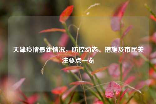 天津疫情最新情况，防控动态、措施及市民关注要点一览
