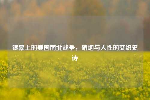 银幕上的美国南北战争,硝烟与人性的交织史诗