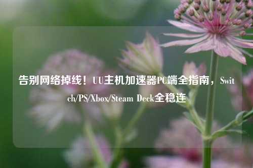 告别网络掉线!UU主机加速器PC端全指南,Switch/PS/Xbox/Steam Deck全稳连