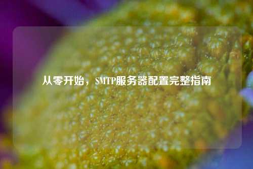 从零开始，SMTP服务器配置完整指南