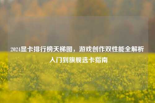 2024显卡排行榜天梯图,游戏创作双性能全解析 入门到旗舰选卡指南
