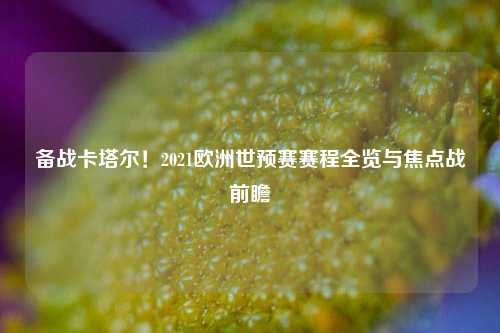 备战卡塔尔！2021欧洲世预赛赛程全览与焦点战前瞻