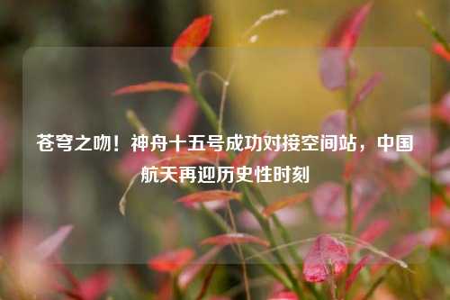 苍穹之吻!神舟十五号成功对接空间站,中国航天再迎历史性时刻