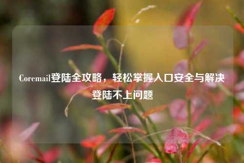Coremail登陆全攻略,轻松掌握入口安全与解决登陆不上问题