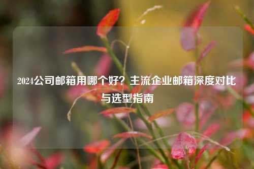2024公司邮箱用哪个好？主流企业邮箱深度对比与选型指南