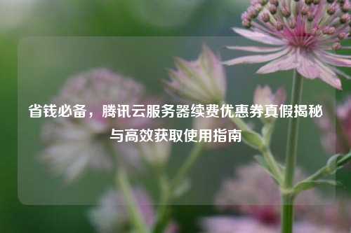省钱必备，腾讯云服务器续费优惠券真假揭秘与高效获取使用指南