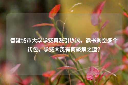 香港城市大学学费再涨引热议，读书掏空多个钱包，学费太贵有何破解之道？