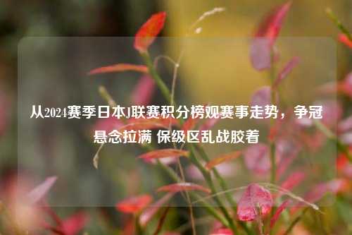 从2024赛季日本J联赛积分榜观赛事走势，争冠悬念拉满 保级区乱战胶着
