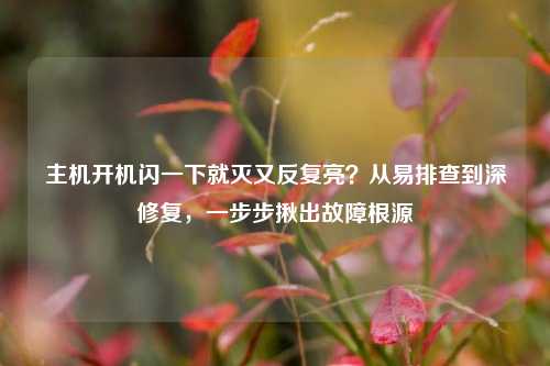 主机开机闪一下就灭又反复亮？从易排查到深修复，一步步揪出故障根源