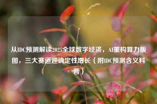 从IDC预测解读2025全球数字经济，AI重构算力版图，三大赛道迎确定性增长（附IDC预测含义科普）